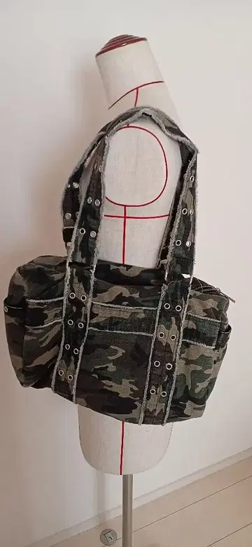 xgirl 카모 패턴 백 엑스걸