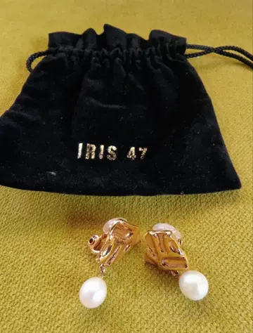 새상품급 IRIS 47 이리스포세븐 펄 귀찌