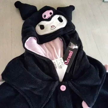 쿠로미 플리스 룸웨어 블랙