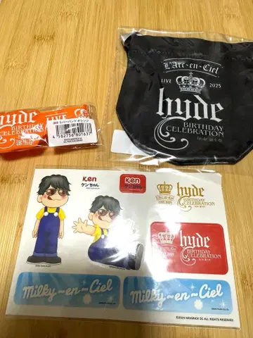 hyde 탄생제 라르 복권 3점 & ken 씨 세트 합계 6점