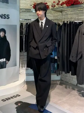 [ 24AW ] 와이드 스트레이트 슬랙스