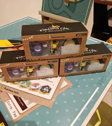 포켓몬 카페 한정판 피규어 컬렉션 *3