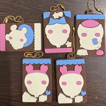 치이카와 (먼작귀) 캐릭터 파키 러버 마스코트 5종 세트