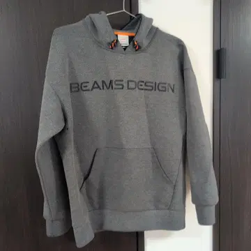 BEAMS DESIGN 그레이 후드티