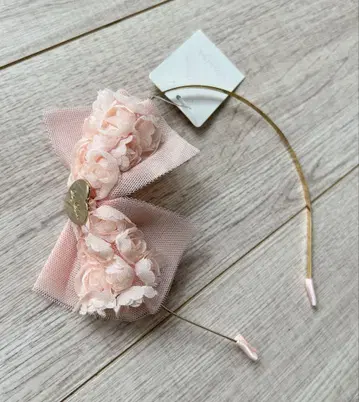 새상품 LIZ LISA 리즈리사 튤리본꽃 머리띠 핑크 y2k