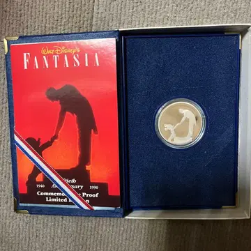 미키 디즈니 판타지아 50주년 기념 메달