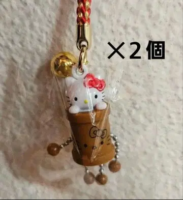 지역 한정 키티 스트랩 너구리 헬로키티 아이치현 토코나메 토관 키티 2개