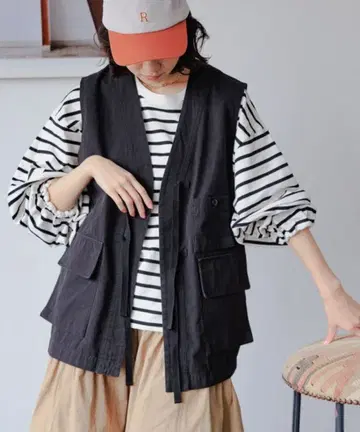 니코앤드 C-1풍 스트링 베스트