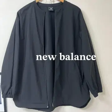 New Balance THE CITY 노카라 자켓 블랙