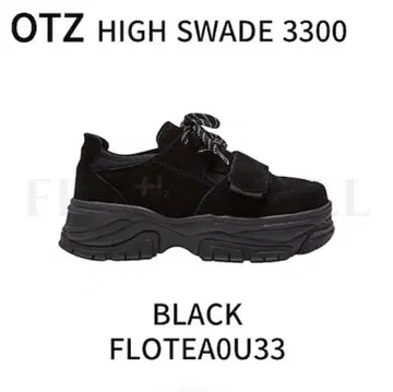 OTZ HIGH SWADE 3300 블랙 여성용 통굽 스니커즈