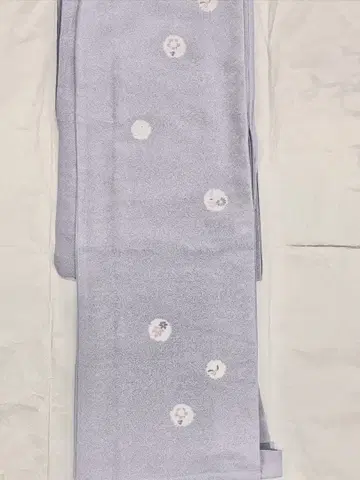 세탁 가능한 코몬 이중 기모노 연보라색