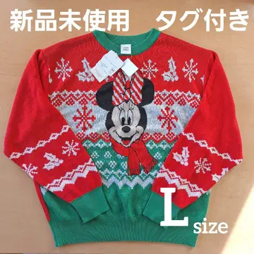 미니 마우스 크리스마스 니트 스웨터 디즈니 크리스마스 2025 아베일
