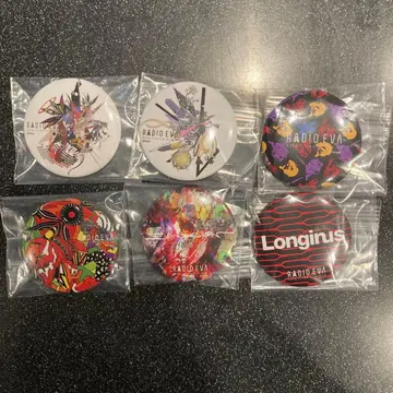 에반게리온 RADIO EVA 캔뱃지 세트