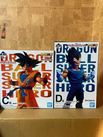 드래곤볼 슈퍼 히어로 손오공&베지터 피규어 개봉품