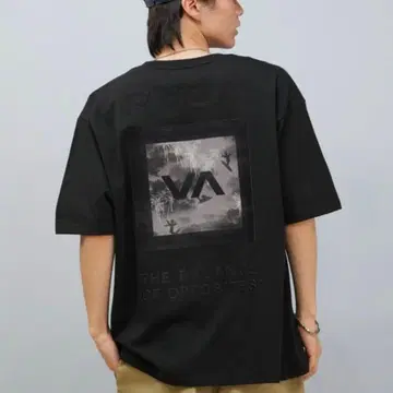 RVCA 오버 사이즈 블랙 티셔츠