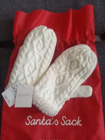 미사용 Macintosh 매킨토시 필로소피 케이블 짜임 미튼