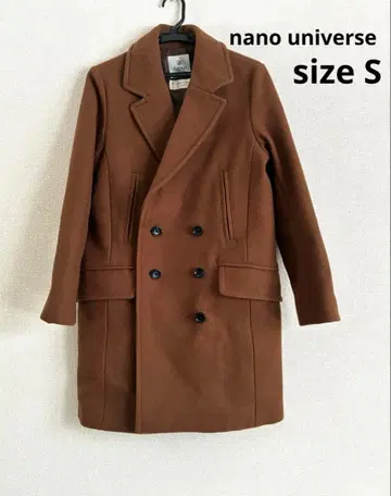 나노 유니버스 체스터 코트 카멜