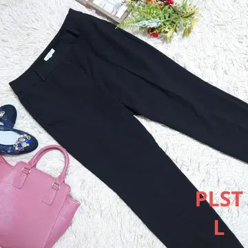 컨디션 최상 PLST 팬츠 (L) 블랙/속기모/오피스 캐주얼