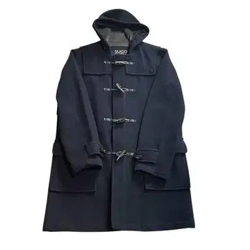 [ 더플 코트 ] M 사이즈 네이비 컬러 모 50% 슬림 평상복 통학에