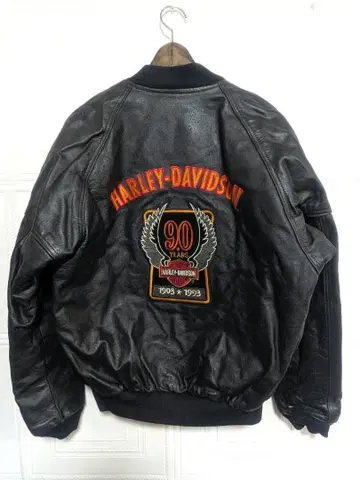 90s HARLEY-DAVIDSON 90주년 가죽 자켓