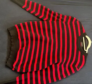 ZARA MAN 빨검 스트라이프 니트 스웨터