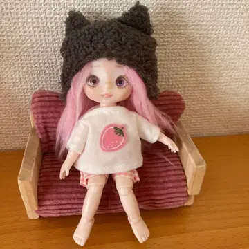 세리아 인형 커스텀 고양이 귀