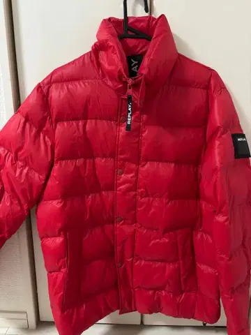 REPLAY 다운 자켓 레드