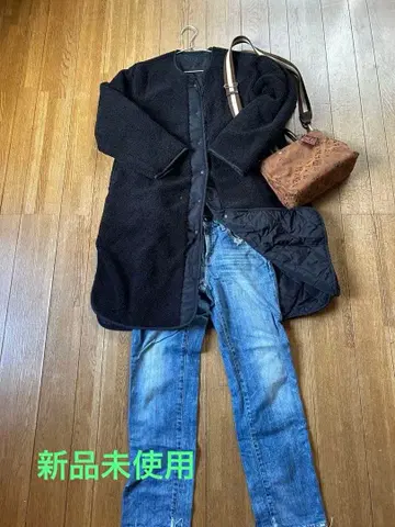 Midi Umi 미디우미 리버서블 퀼팅 보아 코트