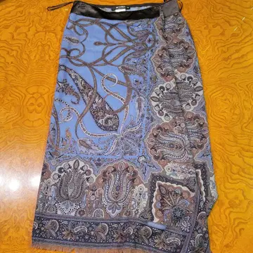 ETRO 페이즐리 무늬 플레어 스커트