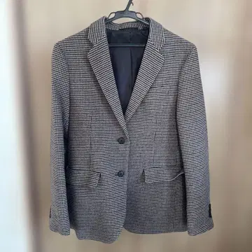 UNIQLO 체크 무늬 테일러드 자켓