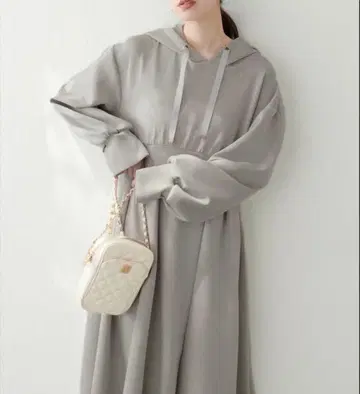 푹신푹신 찹쌀 후드티 원피스 [ 하자품 ]