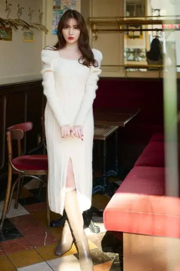 herlipto Bambina Cable Knit Dress