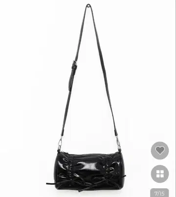 NUGU 더블 리본 숄더백