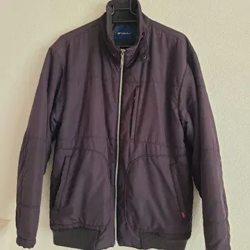 골든 베어 패딩 자켓 지퍼 달린 점퍼 블루종