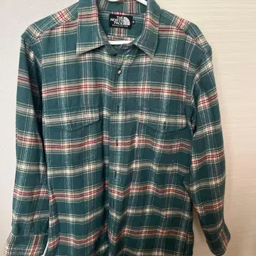 THE NORTH FACE 체크 무늬 플란넬 셔츠 M