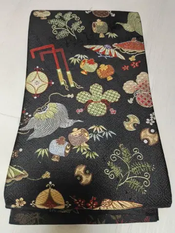 반폭 오비 보물 쌓기 전통 공예가 아라이 히로시 근제