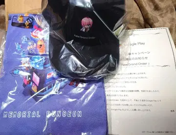 Google Play 메모리얼 던전 FGO 오리지널 T셔츠 캡