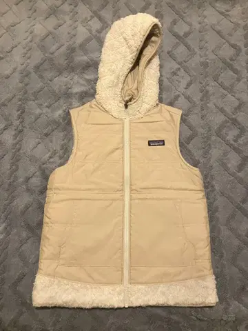 patagonia 후드 부착 다운 베스트 리버서블