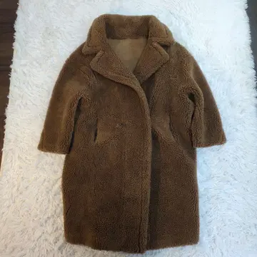 컨디션 최상 SAISON DE PAPILLON 테디베어 코트 브라운 M