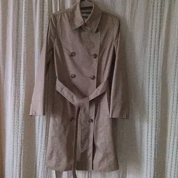 ALPHA CUBIC 베이지 트렌치코트