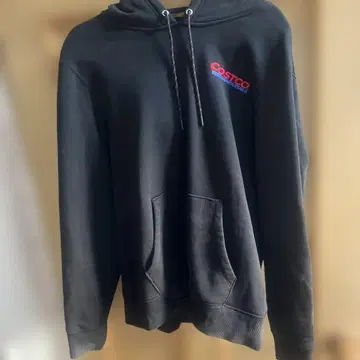COSTCO 블랙 후드 부착 후드티