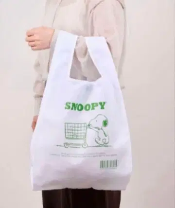 미개봉 새상품 훼미리마트 [ 스누피 레지봉투형 에코백 ]