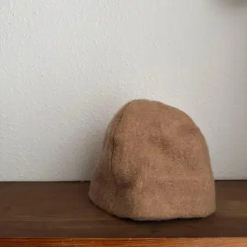 mite 베이지 접이식 모자 L