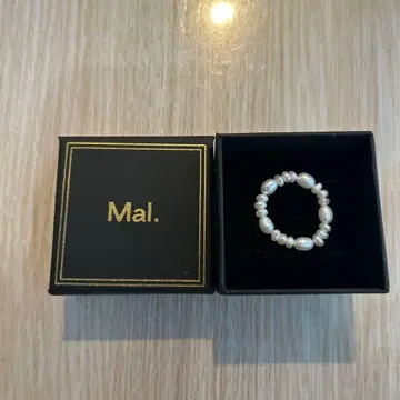 새상품 mal. 담수 펄 반지 레레레 TikTok