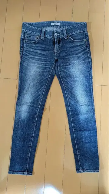 스키니 데님 다크 블루