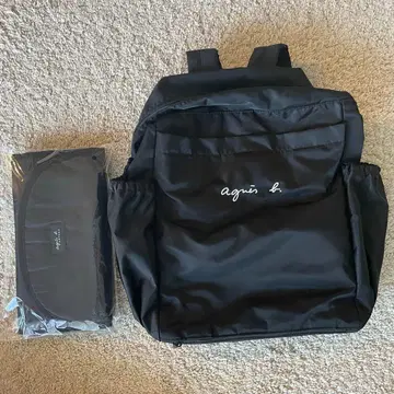 [ 새상품급 ] 아그네스 베 블랙 마더스 백팩