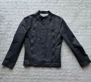 EMPORIO ARMANI 블랙 싱글 라이더 자켓