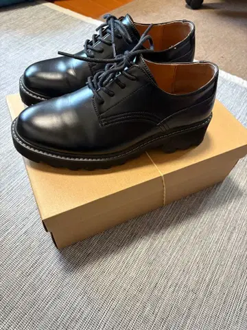 [ RAGEBLUE ] 샤크 솔 슈즈 (가죽 슈즈)