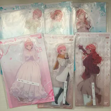 5등분의 신부 제일복권 다섯 쌍둥이로부터 사랑을 담아 아크릴 스탠드 세트