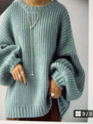 새상품급 antiqua 오버 사이즈 니트 1213